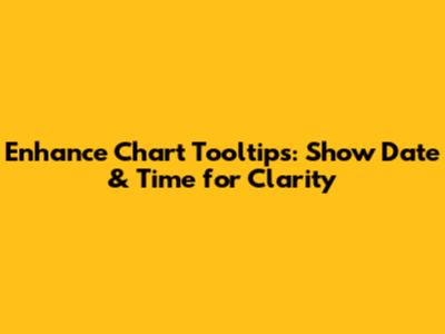Enhance Chart Tooltips: Show Date & Time for Clarity